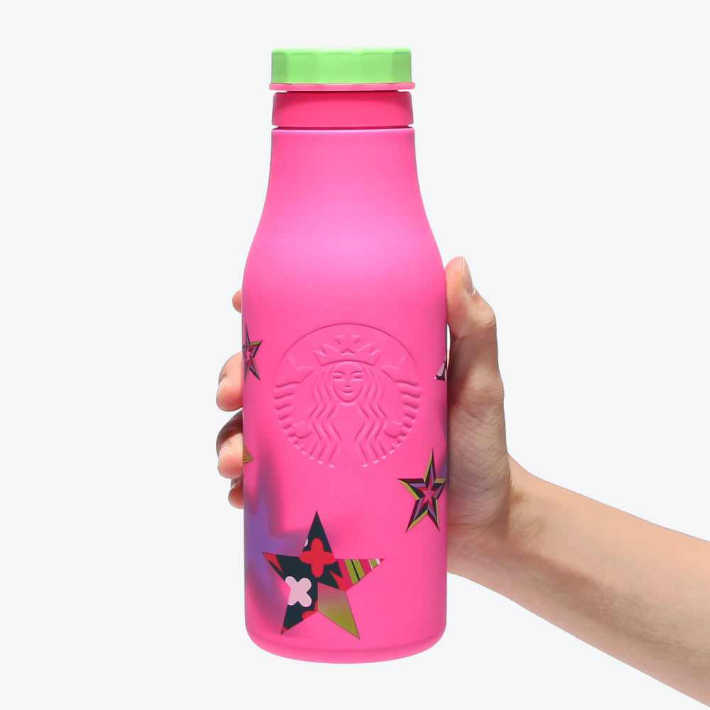 Starbucks Japan Holiday Neon Star Stainless Steel Bottle