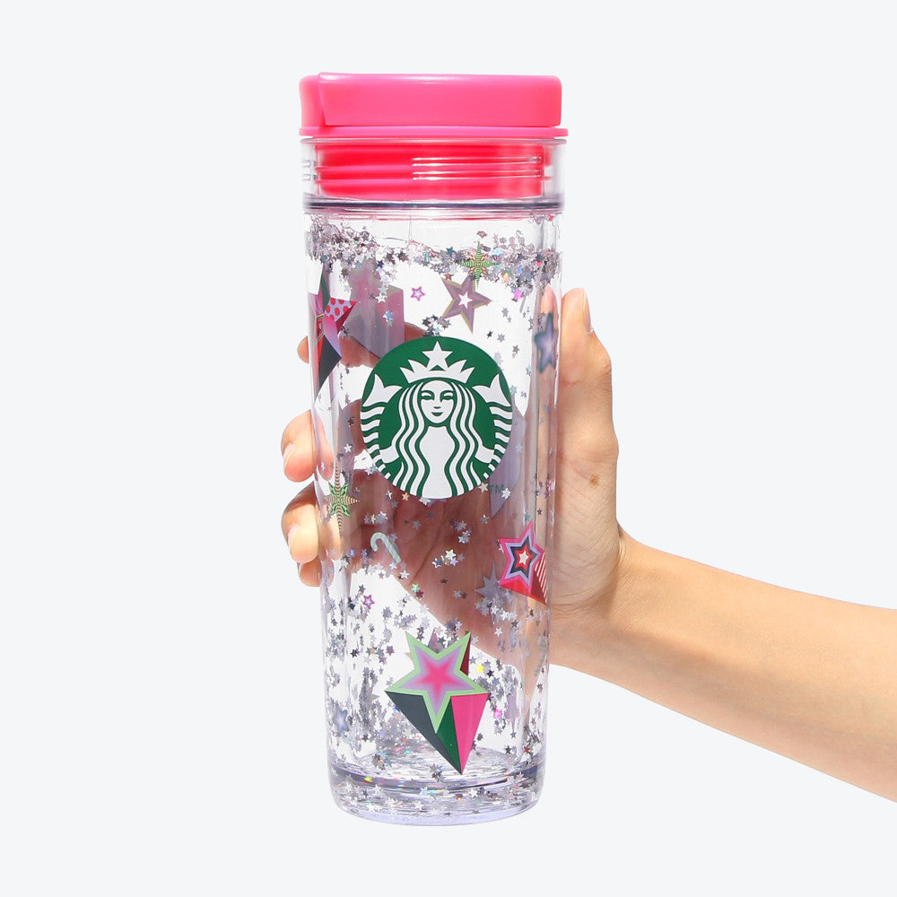 Starbucks Japan 2023 Holiday Glittery Water Tumbler