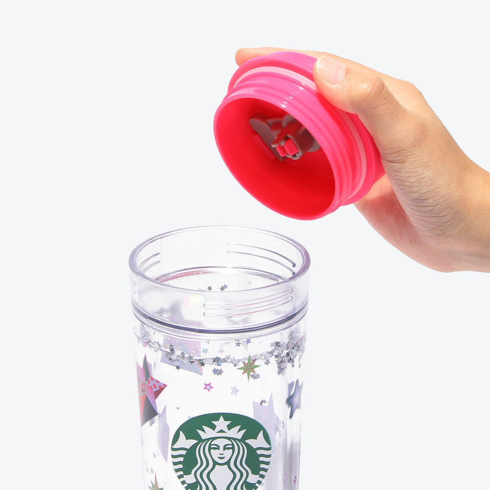 Starbucks Japan 2023 Holiday Glittery Water Tumbler