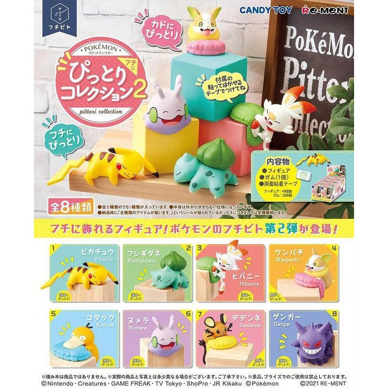 Re-Ment Pokémon Fuchi Ni Pittori Collection Vol. 2