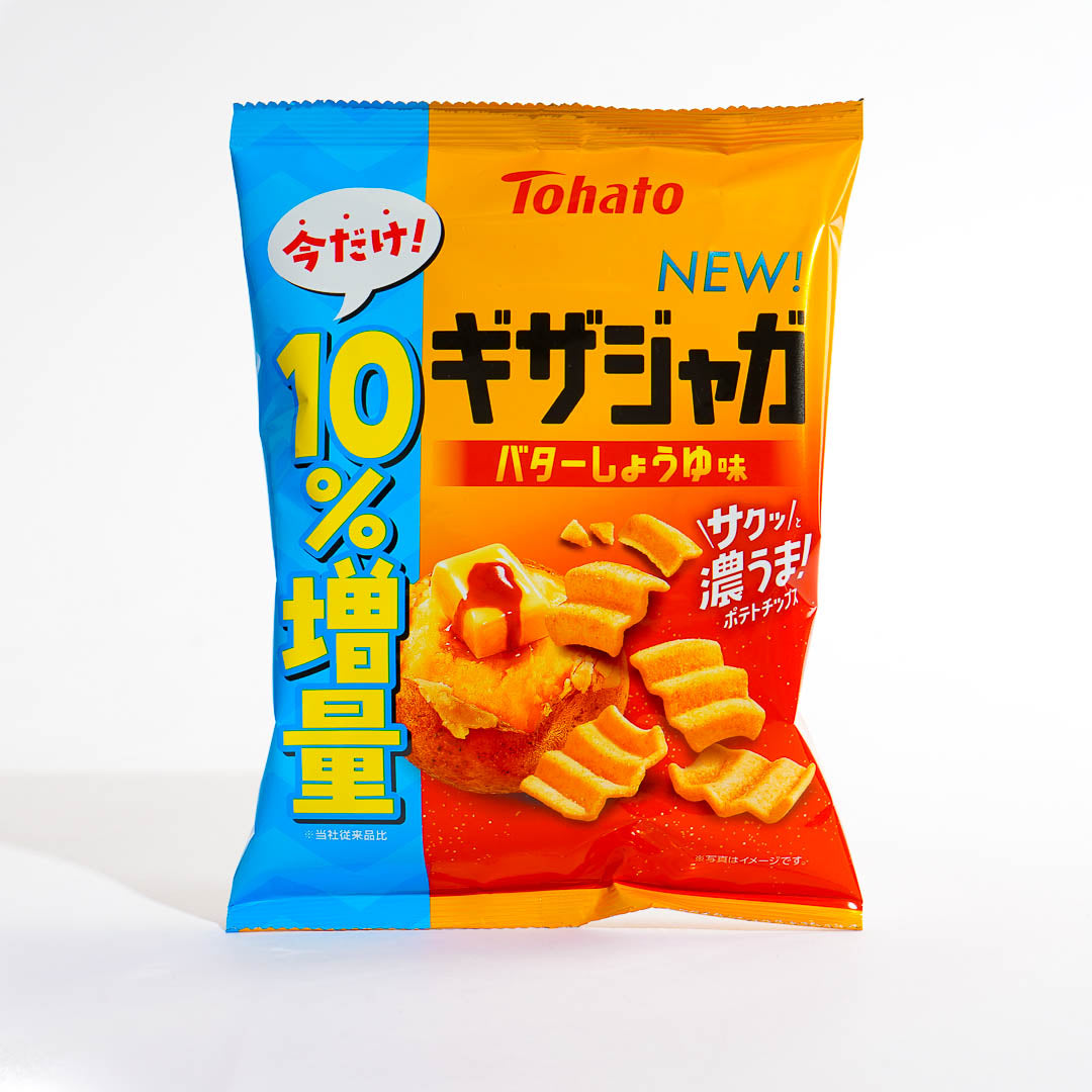 Tohato Giza Potato Chips - Butter Soy Sauce
