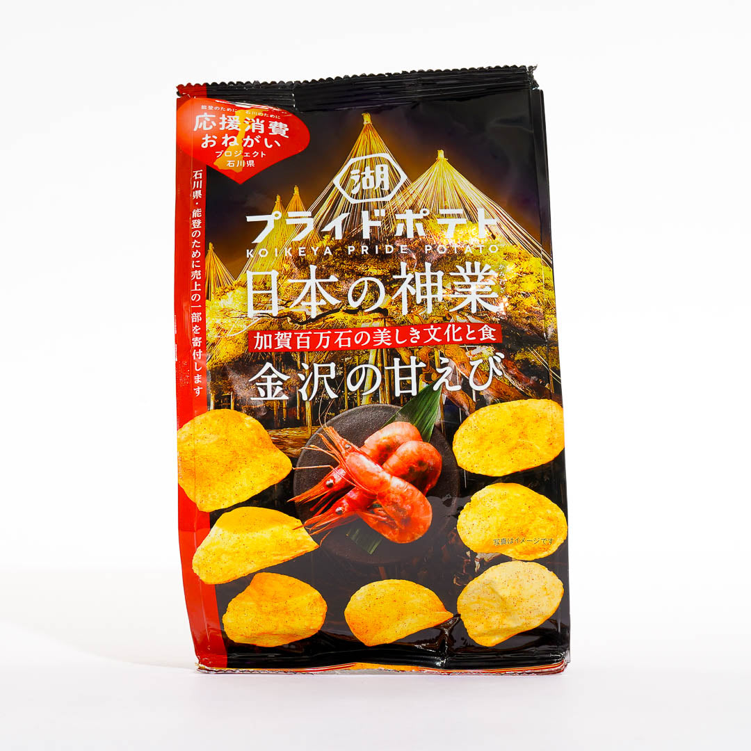 Koikeya Pride Potato Chips- Japanese Sweet Shrimp
