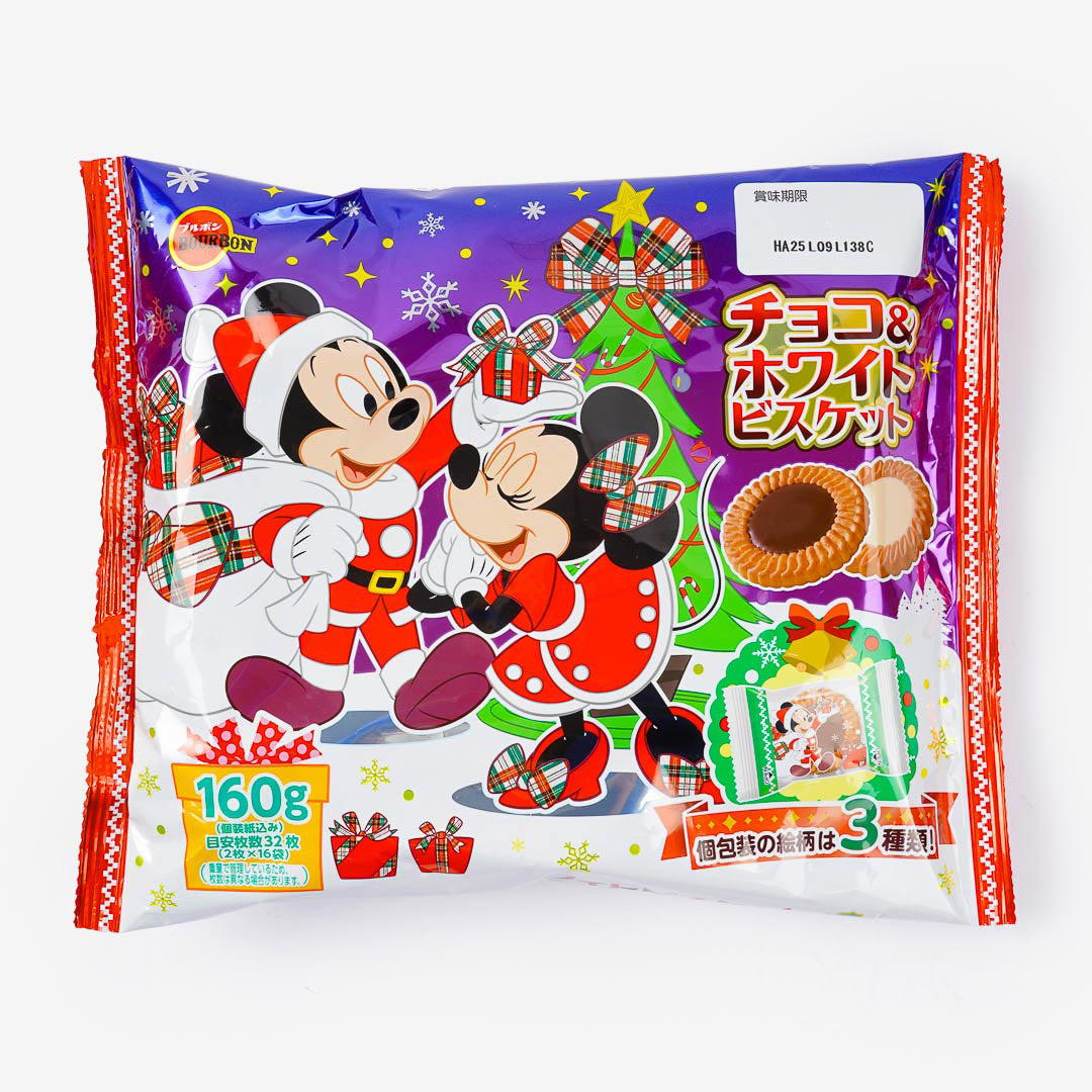 Bourbon x Disney Chocolate & White Biscuits Christmas Pack