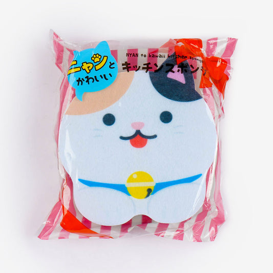 Nyan to Kawaii Cat Kitchen Sponge
