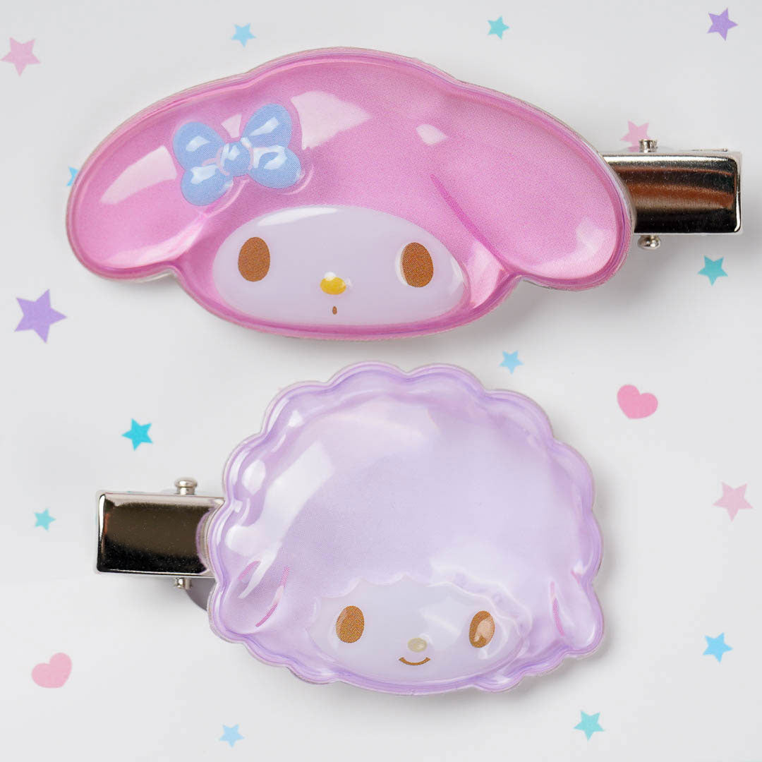 My Melody & My Sweet Piano 3D Hair Clip Set - 2 Pcs