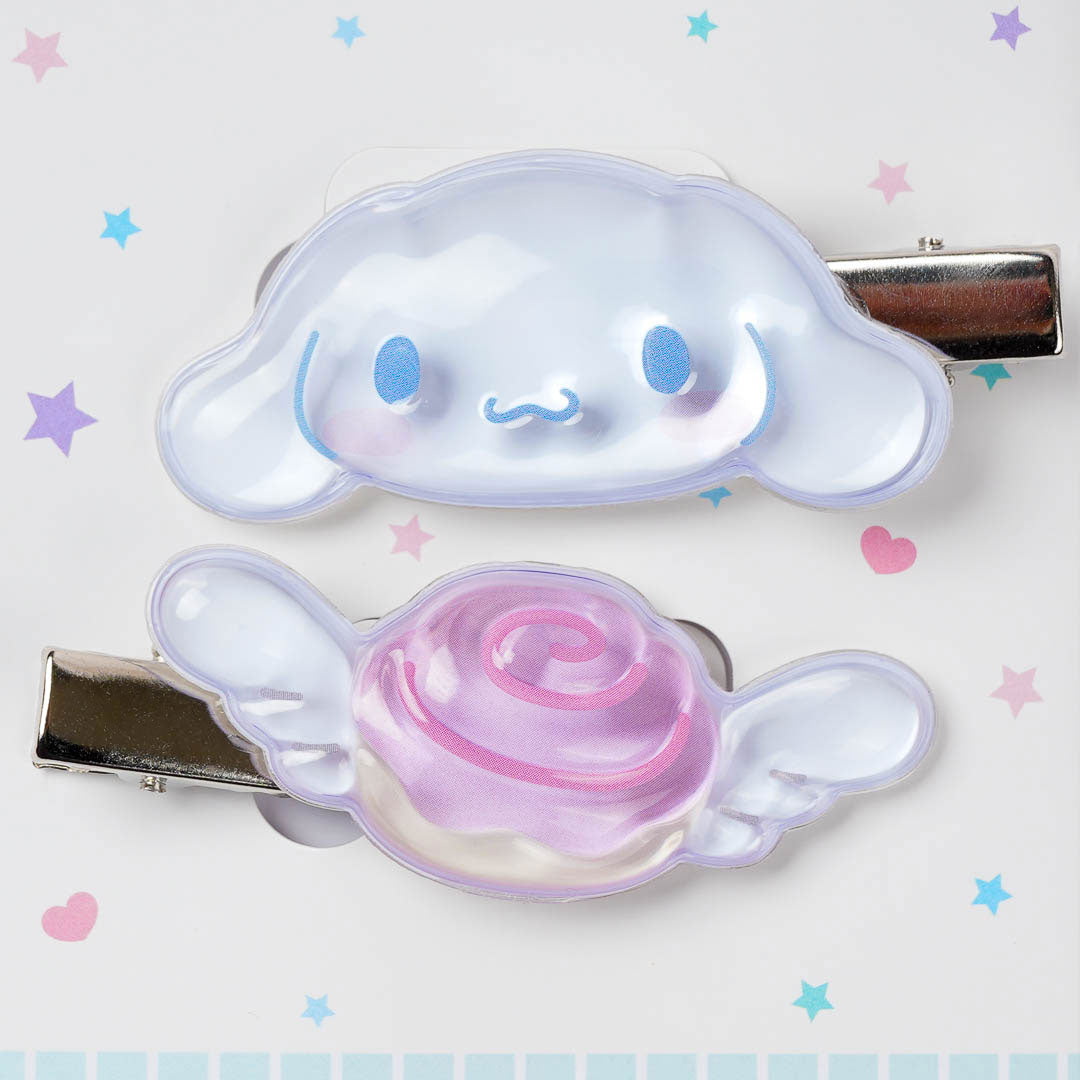 Cinnamoroll Cinnamon 3D Hair Clip Set - 2 Pcs