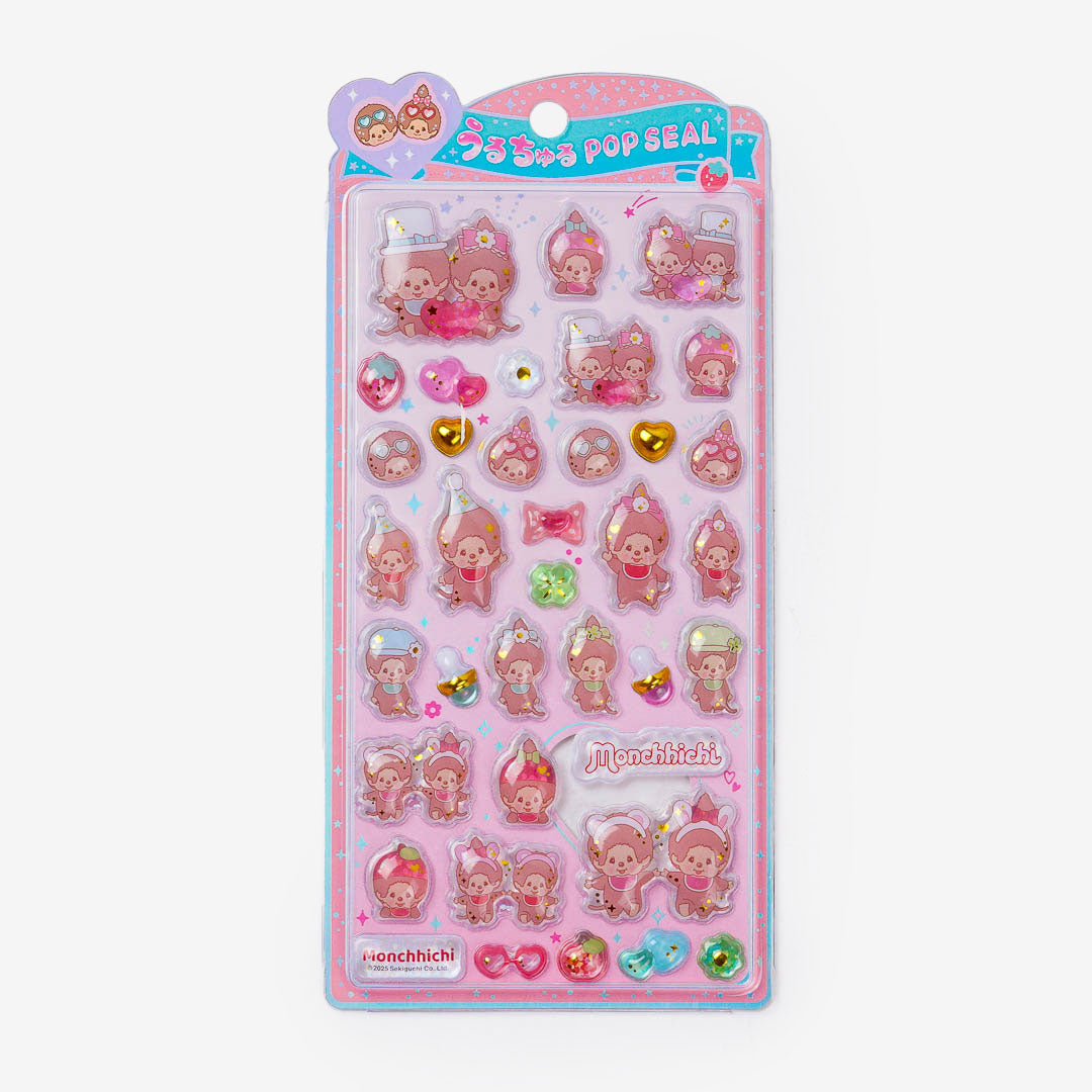 Monchhichi Uruchuru Pop Stickers
