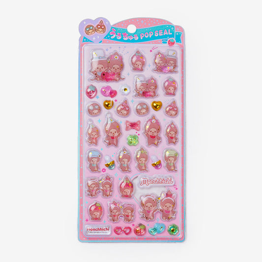 Monchhichi Uruchuru Pop Stickers