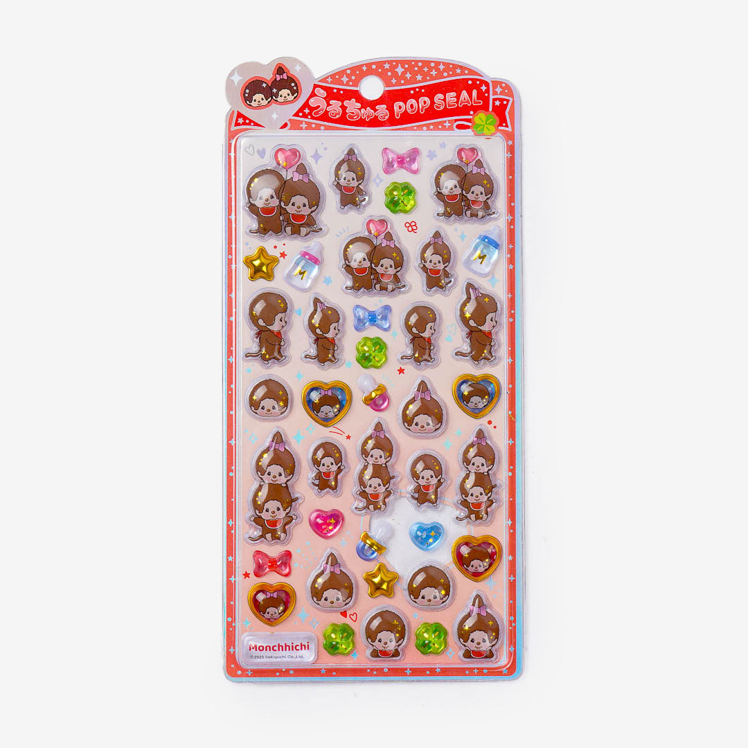 Monchhichi Pop Seal Stickers