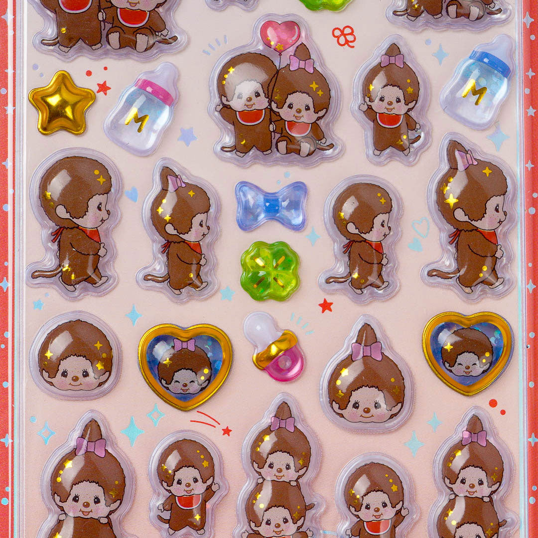 Monchhichi Pop Seal Stickers