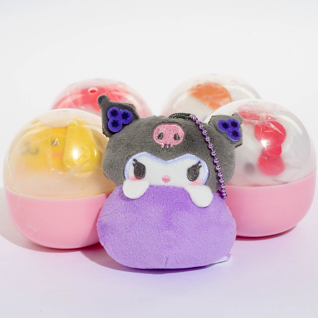 Sanrio Character Daifuku Fluffy Charm Gachapon