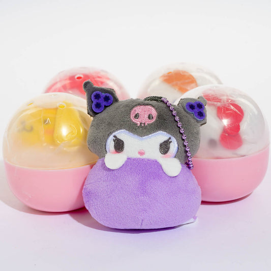 Sanrio Character Daifuku Fluffy Charm Gachapon