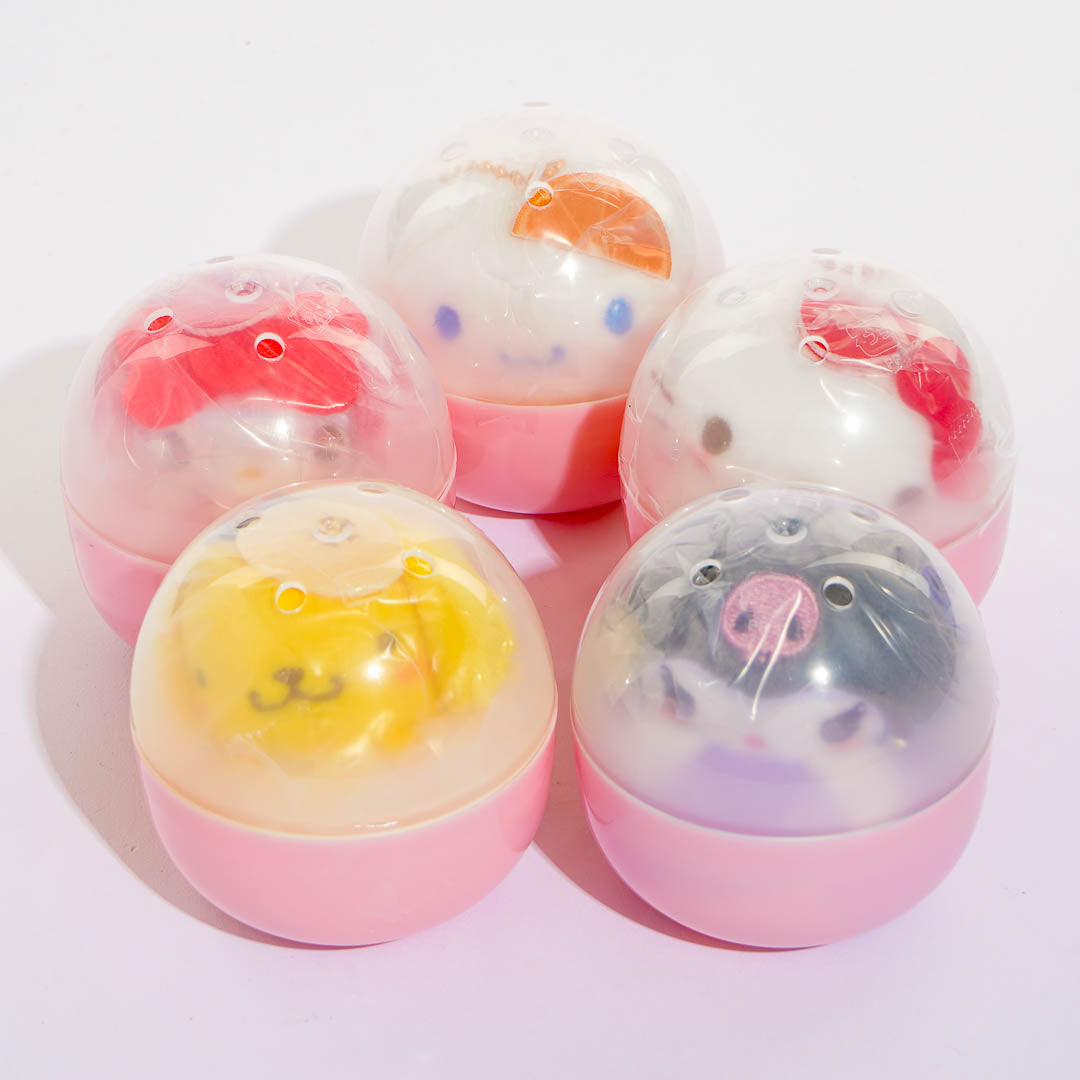 Sanrio Character Daifuku Fluffy Charm Gachapon