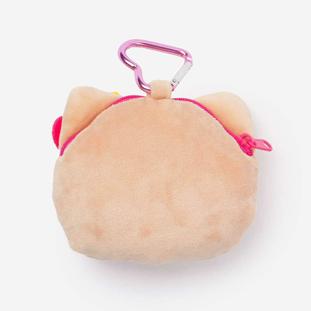 Hello Kitty Hiyake Plush Pouch with Carabiner