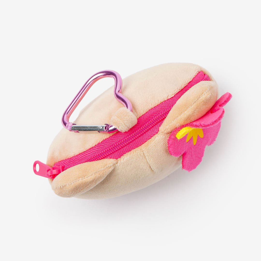 Hello Kitty Hiyake Plush Pouch with Carabiner