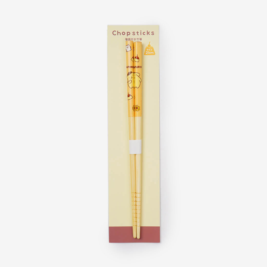 Pompompurin Pudding Bamboo Chopsticks