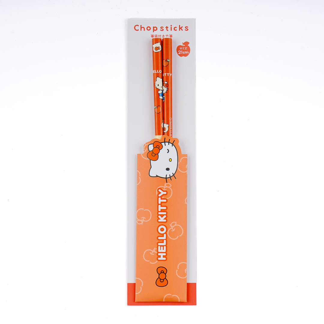 Hello Kitty Apples Bamboo Chopsticks