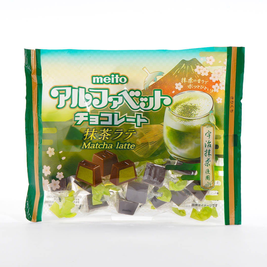Meito Alphabet Chocolate - Matcha Latte