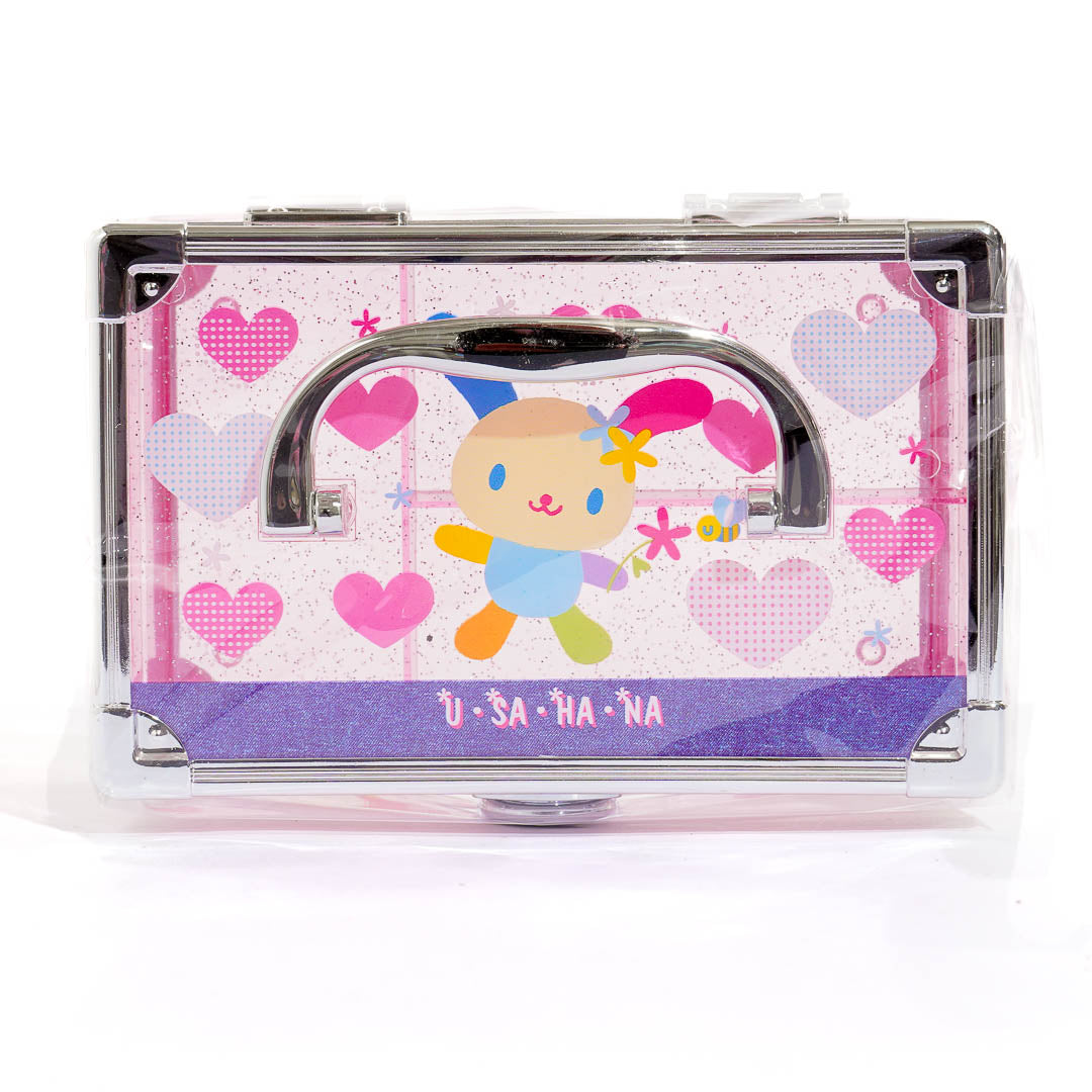 Usahana Heart-Filled Bunny Vanity Case