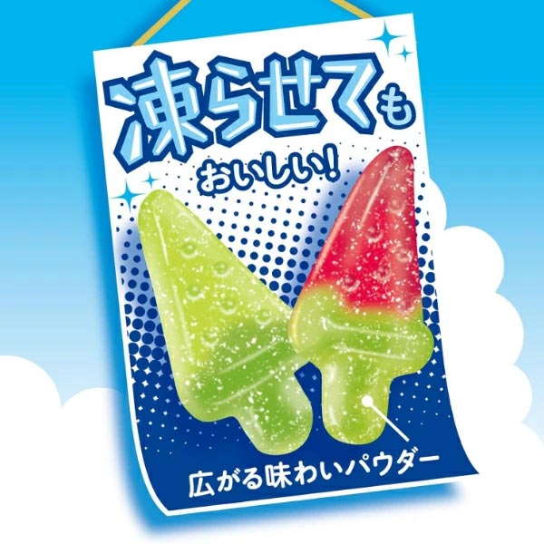 Lotte Watermelon & Melon Bar Gummies