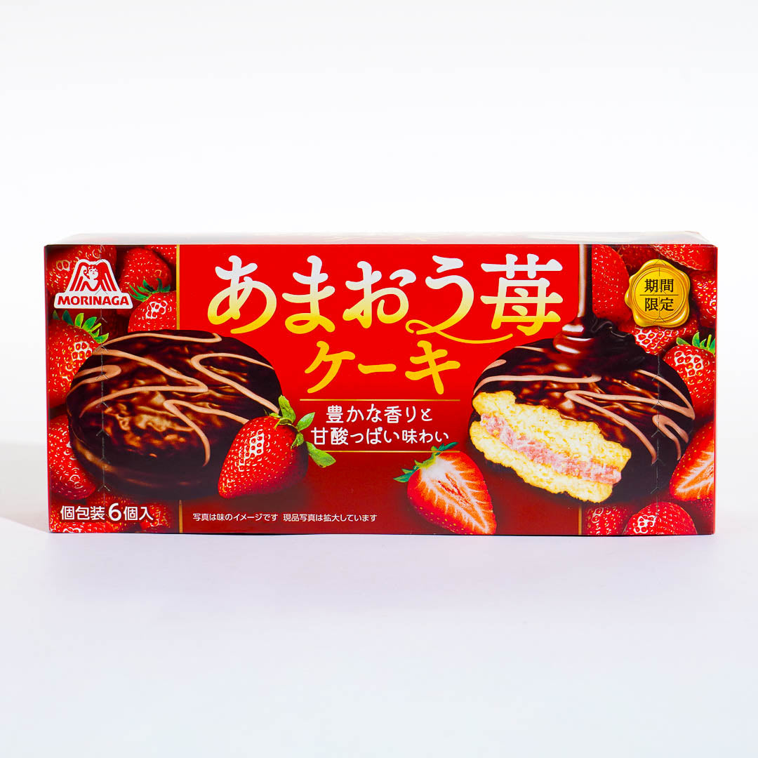 Morinaga Angel Pie Snacks - Amaou Strawberry