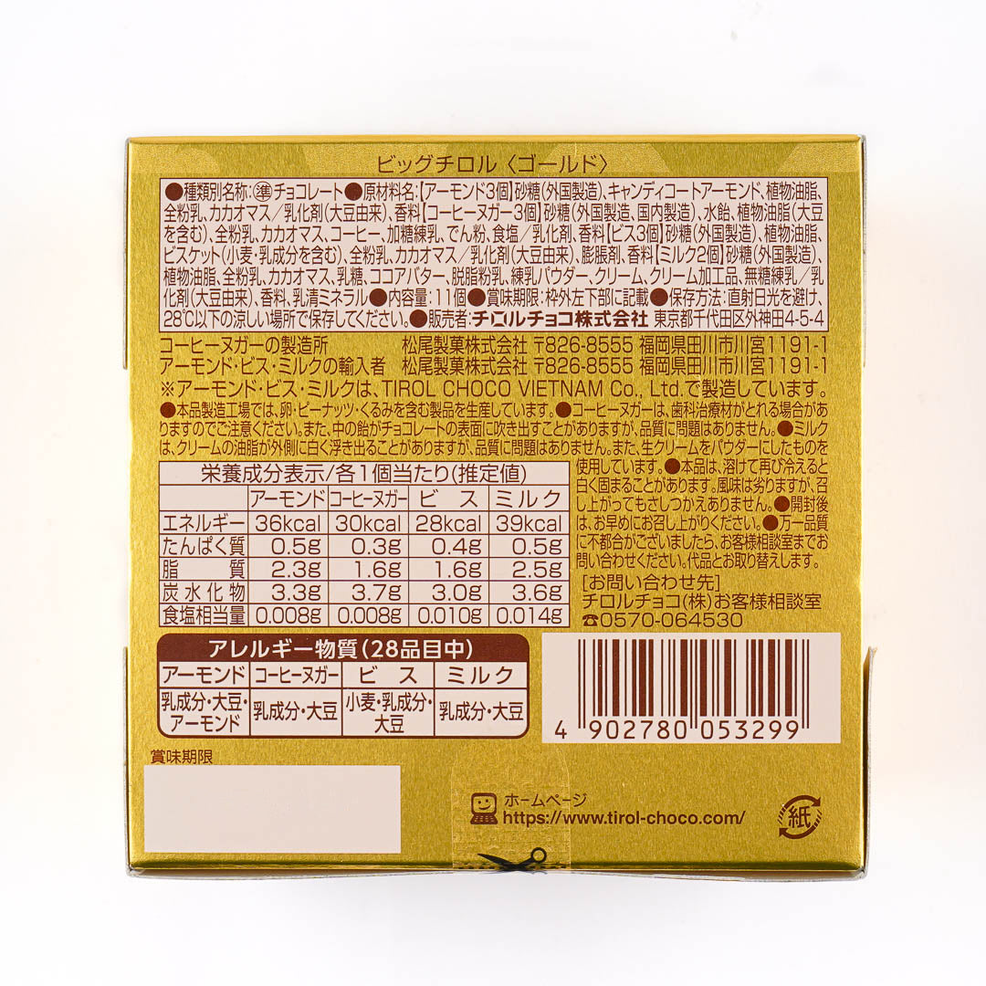 Big Gold Tirol Chocolate Box