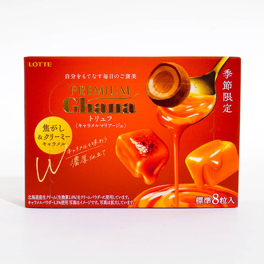 Lotte Premium Ghana Truffle Caramel Chocolate