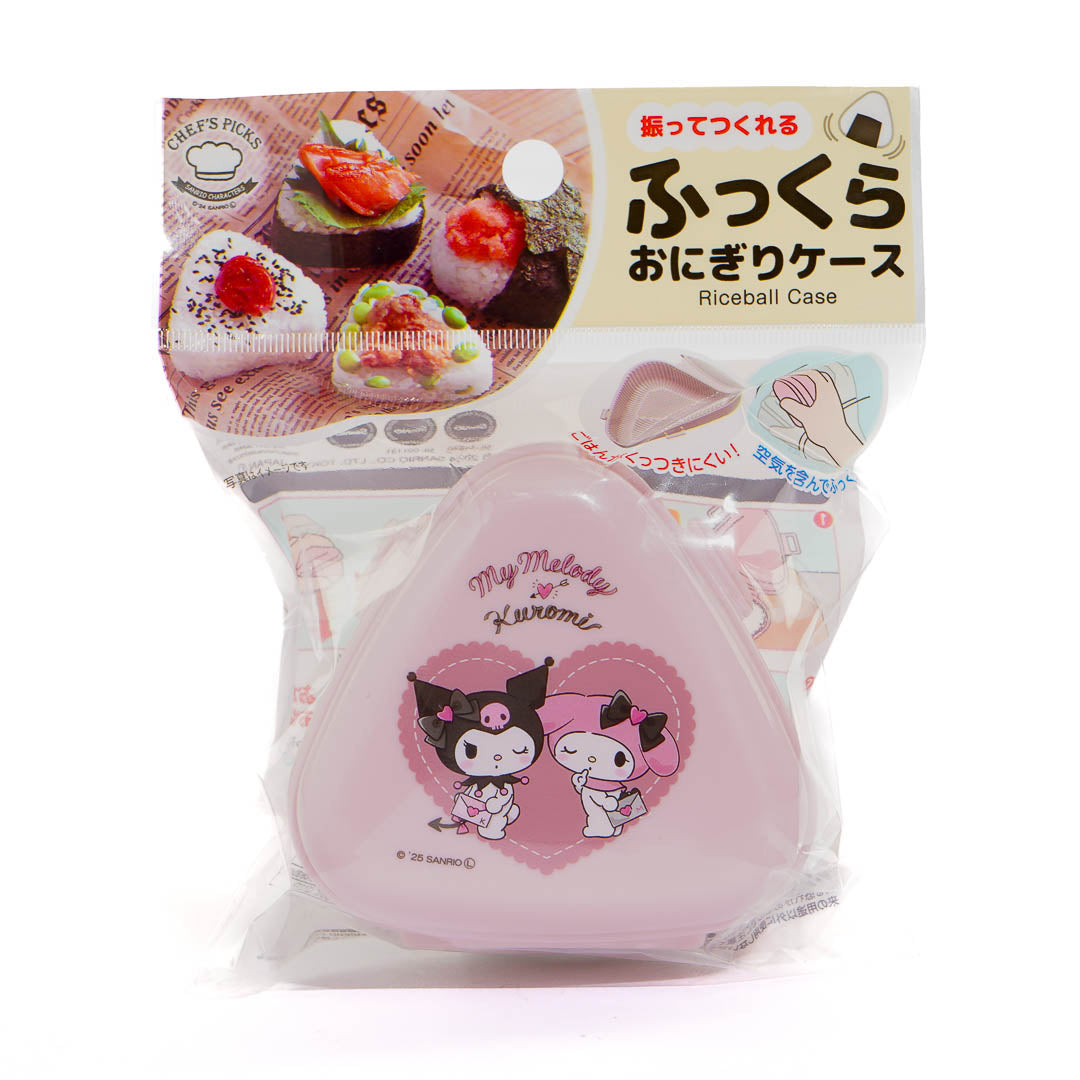 My Melody & Kuromi Black Valentine Rice Ball Case