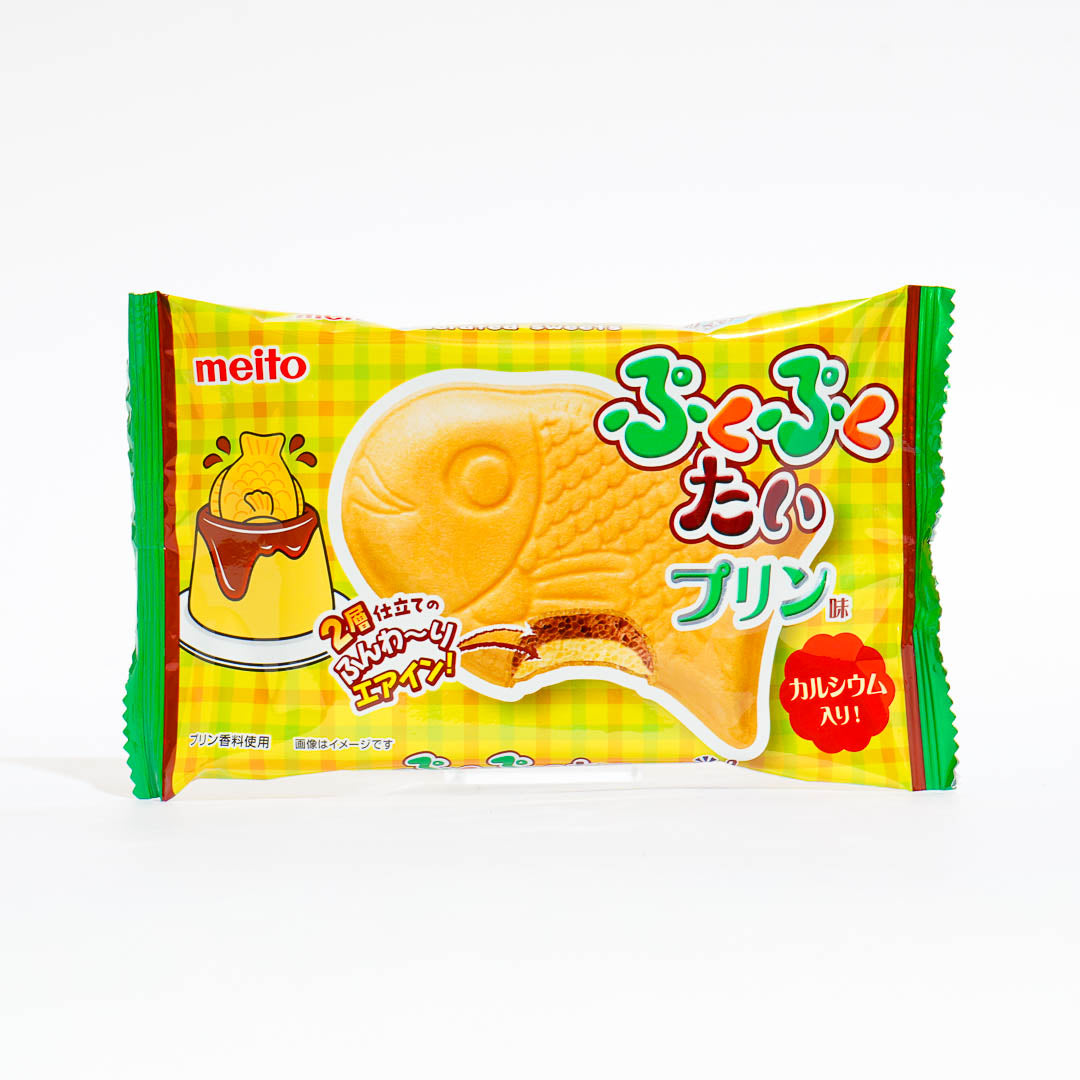 Meito Puku Puku Tai Fish Shaped Wafer - Pudding