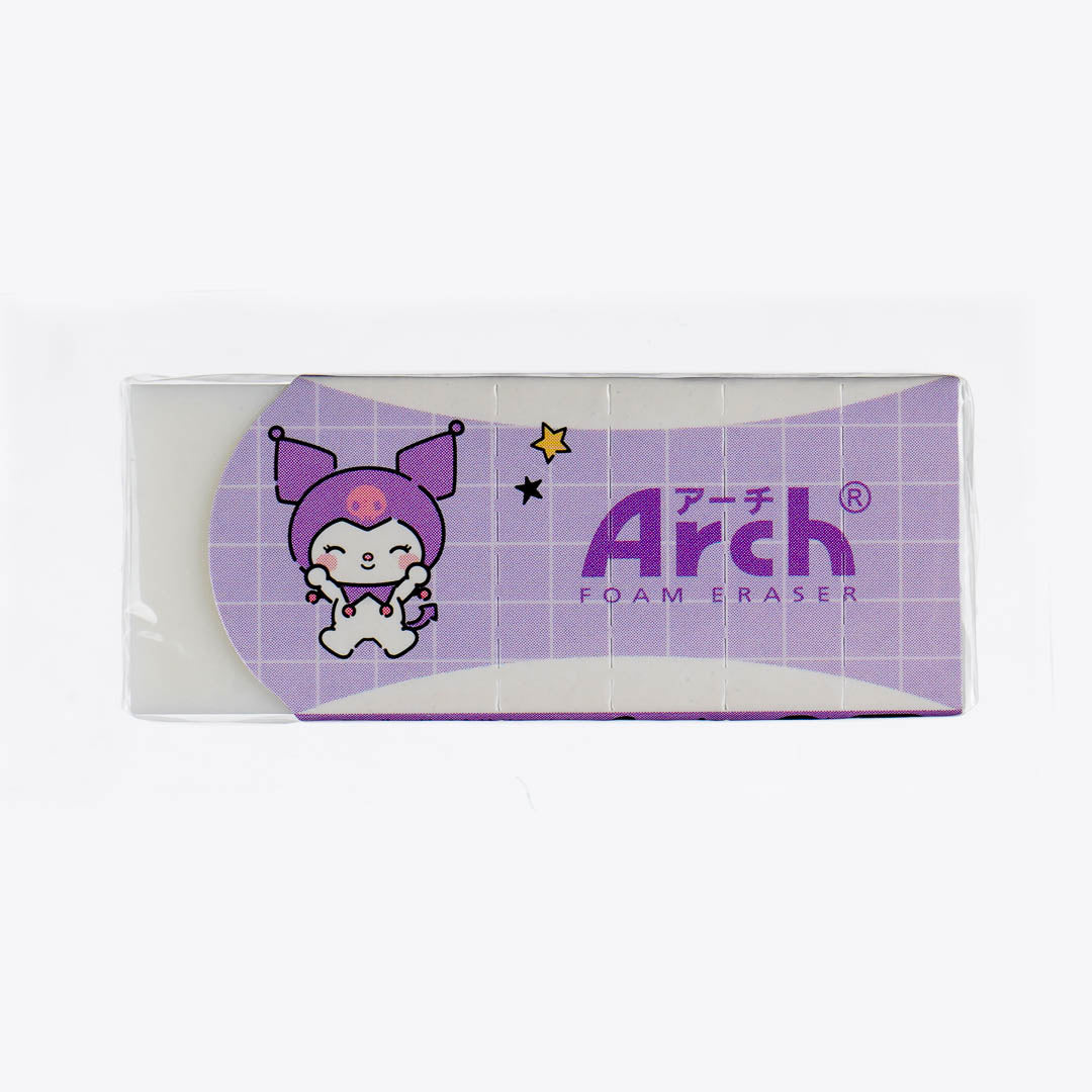 Kuromi Smile Arch Foam Eraser