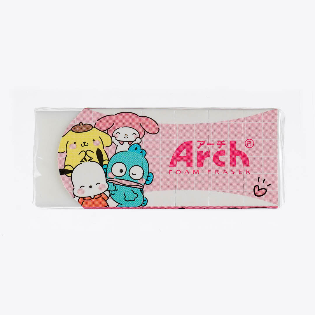 Sanrio Characters Arch Foam Eraser