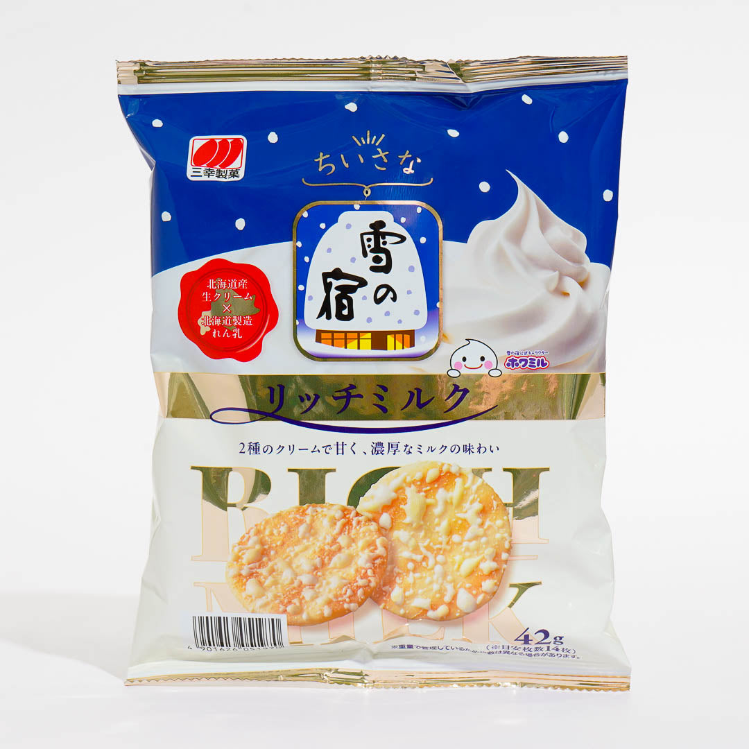 Sanko Yuki no Yado Senbei - Rich Milk