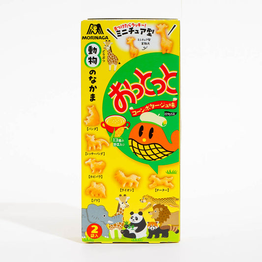 Morinaga Ottotto Corn Potage Animal Crackers