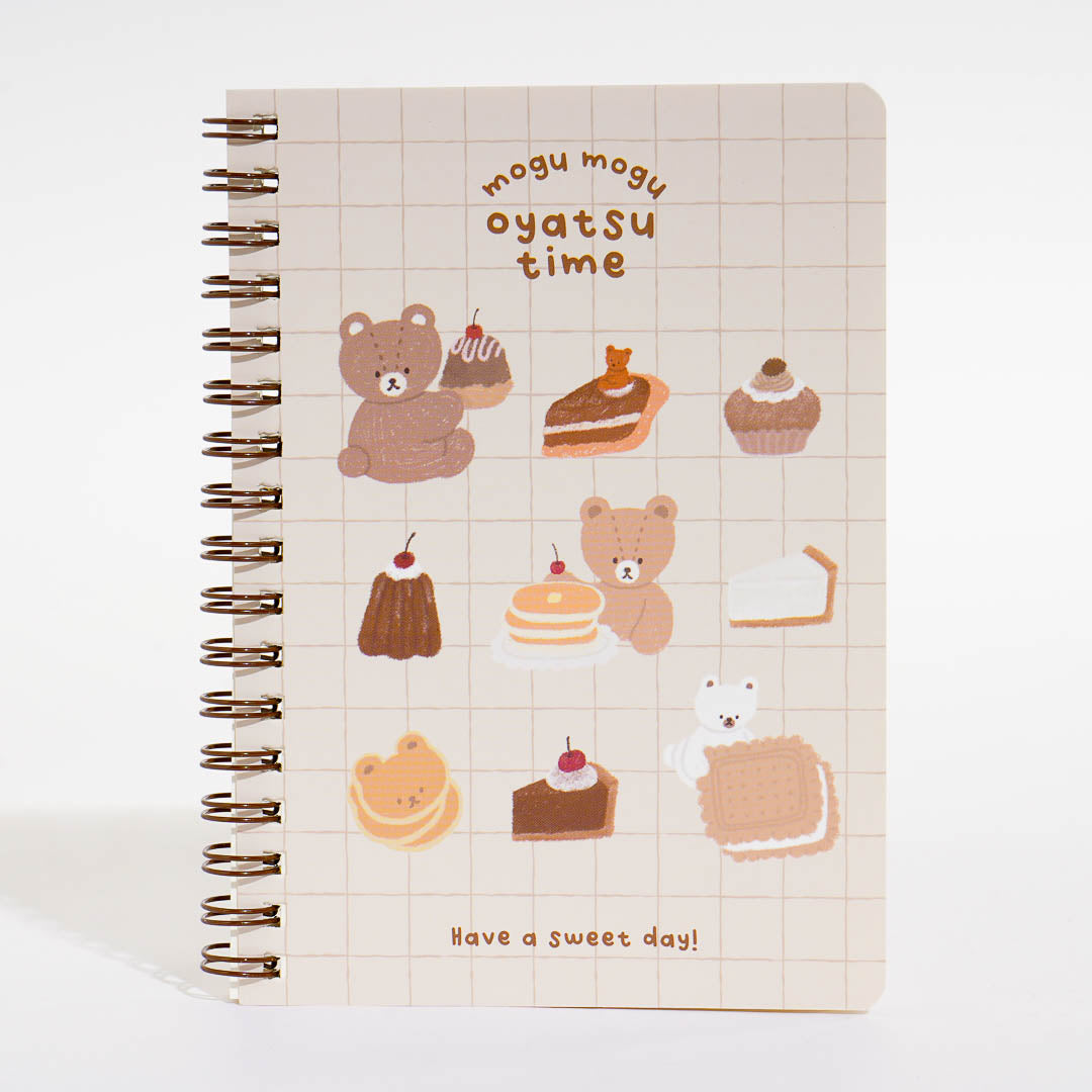 Mogu Mogu Oyatsu Time A6 Spiral Notebook
