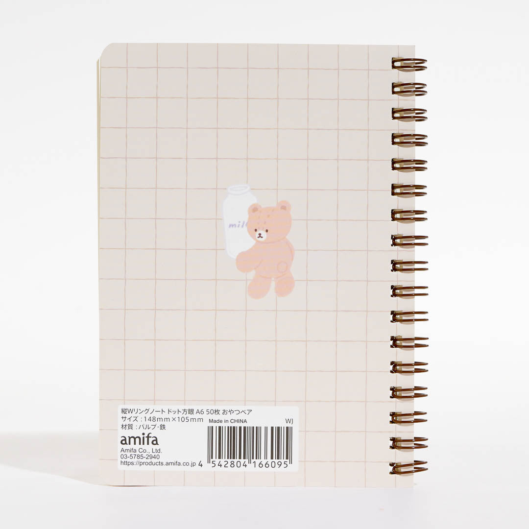 Mogu Mogu Oyatsu Time A6 Spiral Notebook