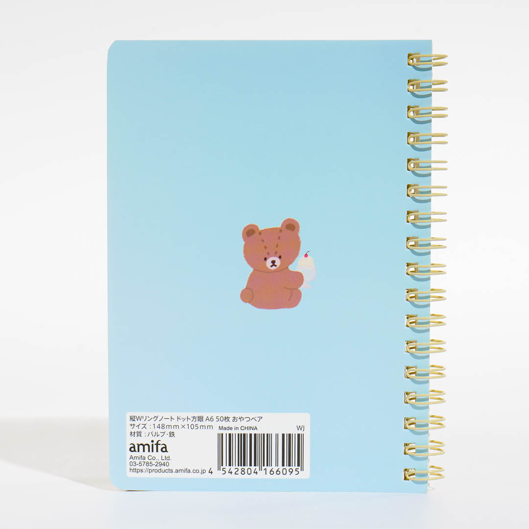 Mogu Mogu Oyatsu Time A6 Spiral Notebook