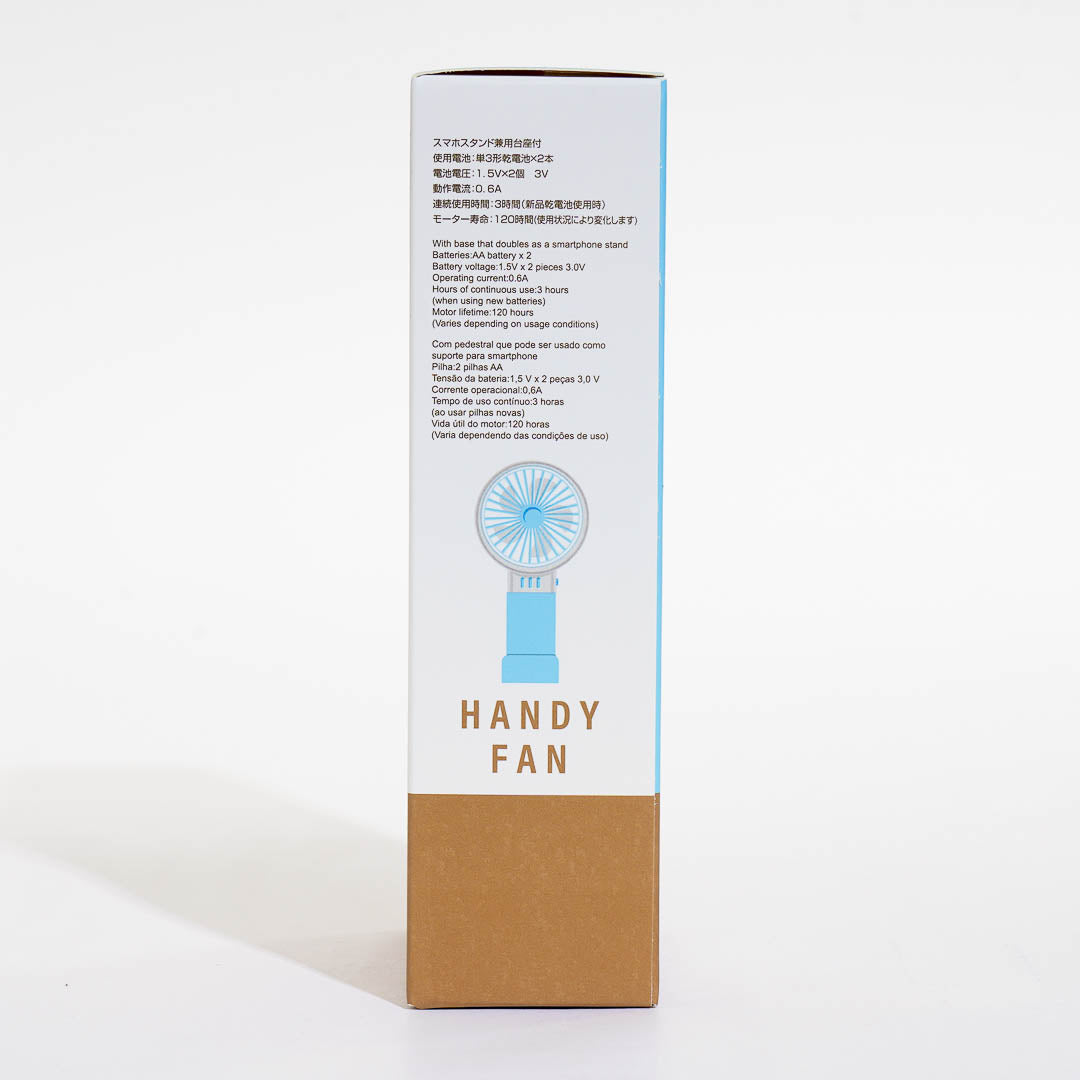 Portable Handy Fan with Smartphone Stand