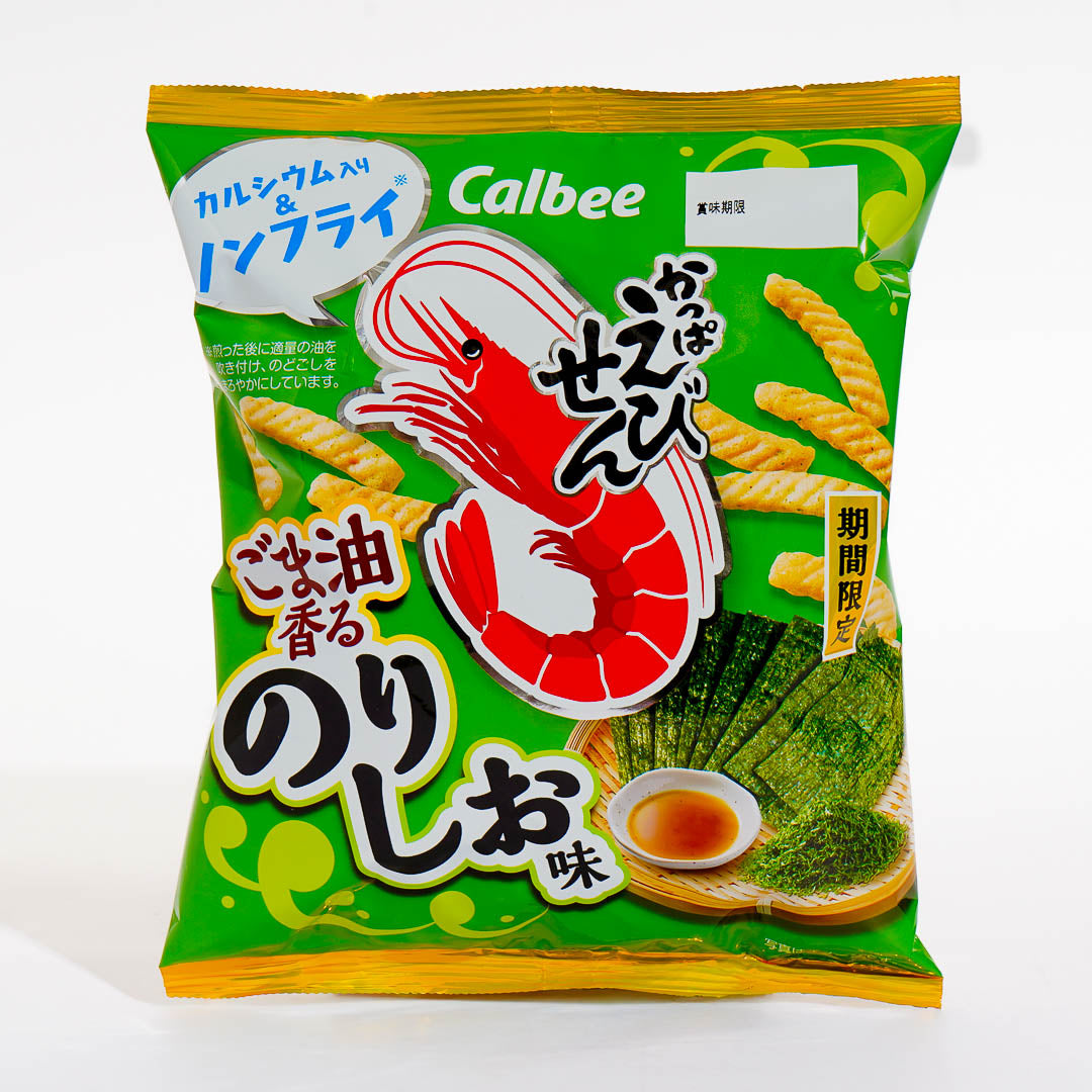 Calbee Kappa Ebisen Shrimp Snacks - Sesame Oil Nori