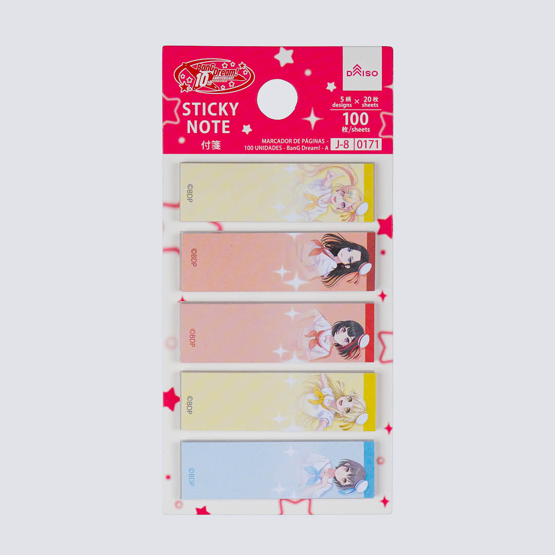 BanG Dream! Girls Band Party Sticky Notes