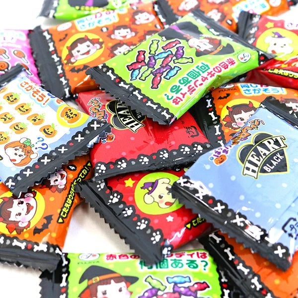 Fujiya Halloween Peko-Chan Black Heart Chocolates