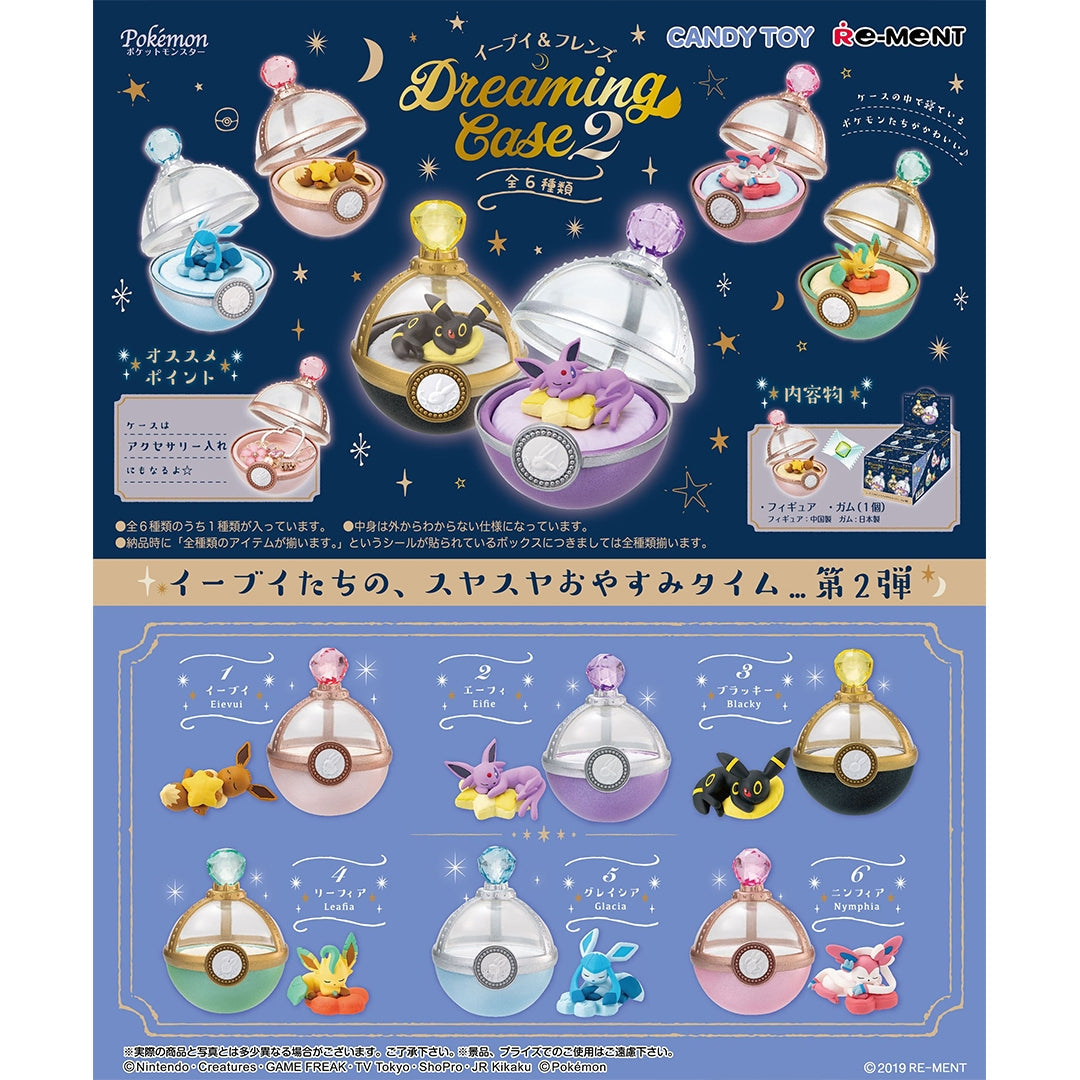 Re-Ment Pokémon Eevee & Friends Dreaming Case 2
