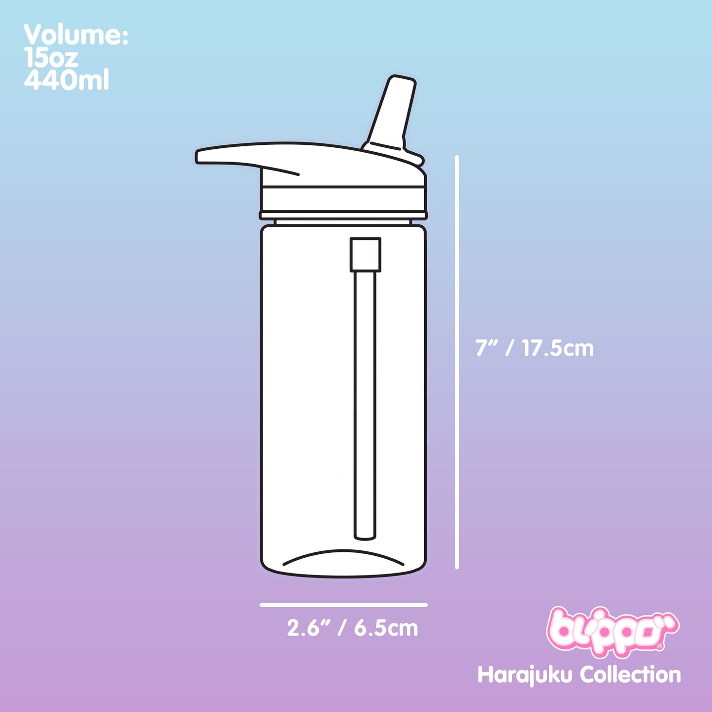 Blippo Harajuku Junior Drink Bottle