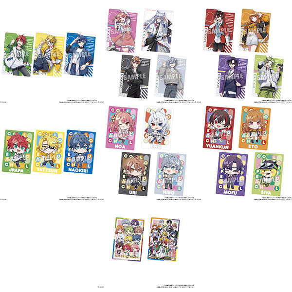 Colorful Peach Strawberry Cream Wafer With Card