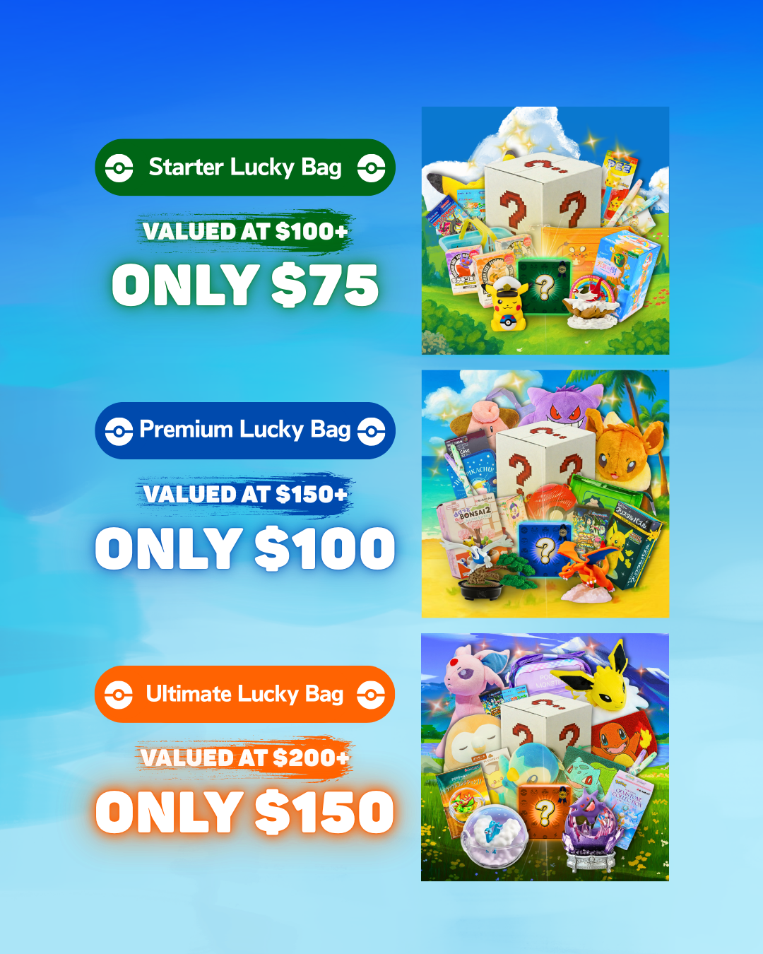 Pokemon Lucky Bags
