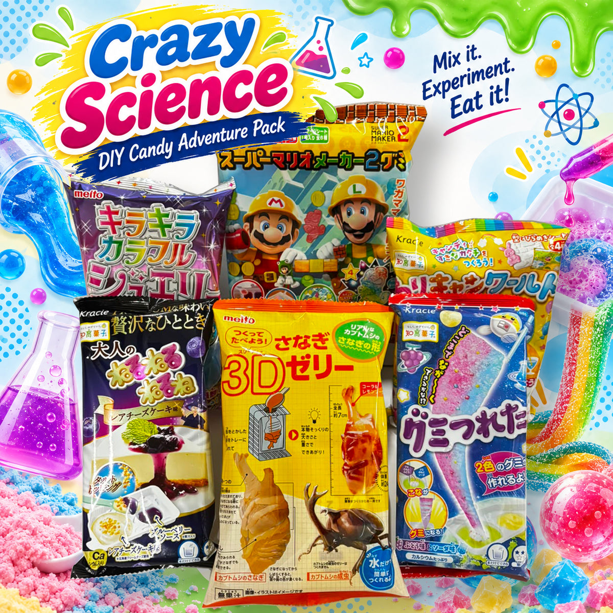 Japanese DIY Candy Adventure Packs