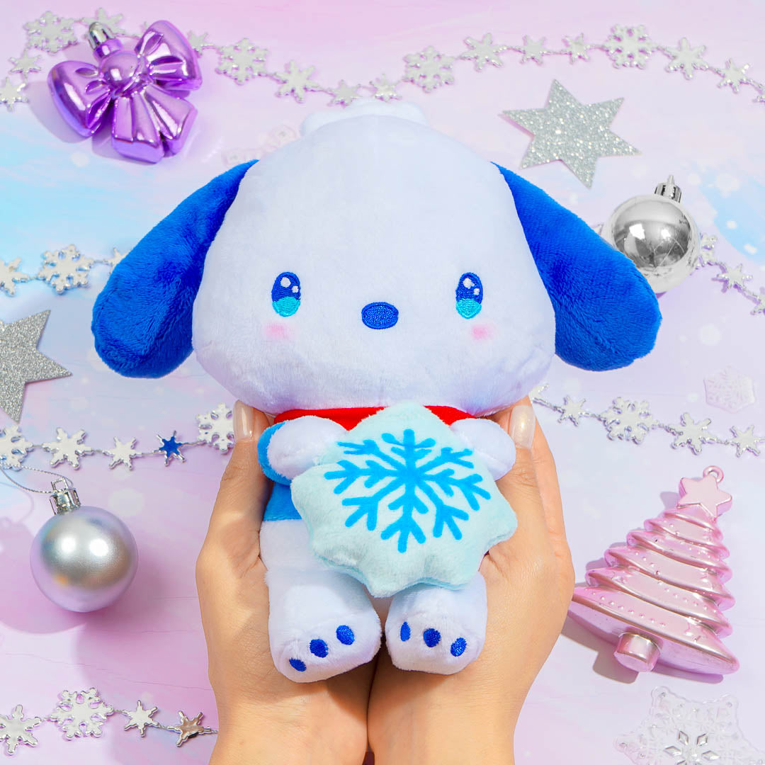 Pochacco Christmas Snowflake Plushie - Medium