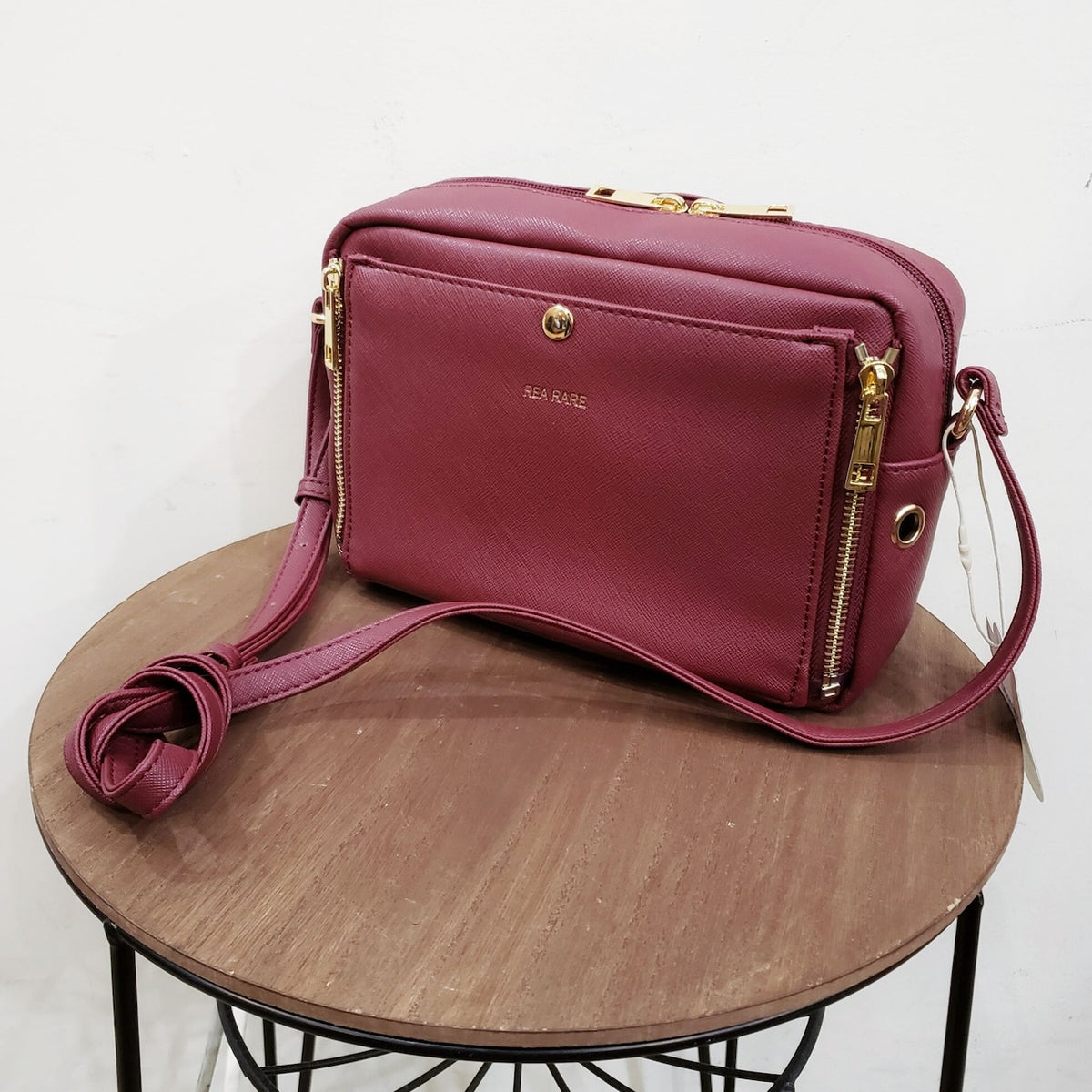 PRE-ORDER | Rea Rea Kurua Mini Shoulder Bag - Wine Red