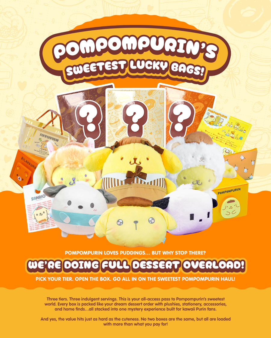 Pompompurin's Sweetest Lucky Bags