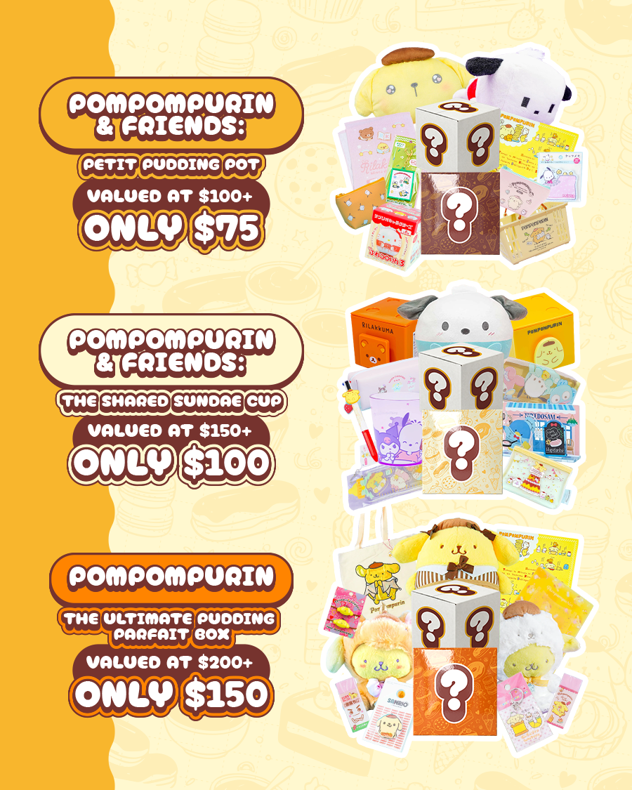 Pompompurin's Sweetest Lucky Bags