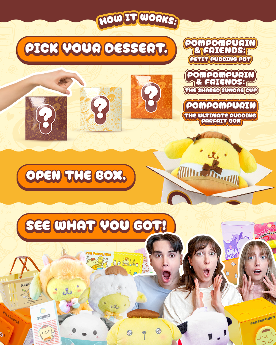 Pompompurin's Sweetest Lucky Bags